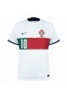 Portugal Bernardo Silva #10 Voetbaltruitje Uit tenue WK 2022 Korte Mouw